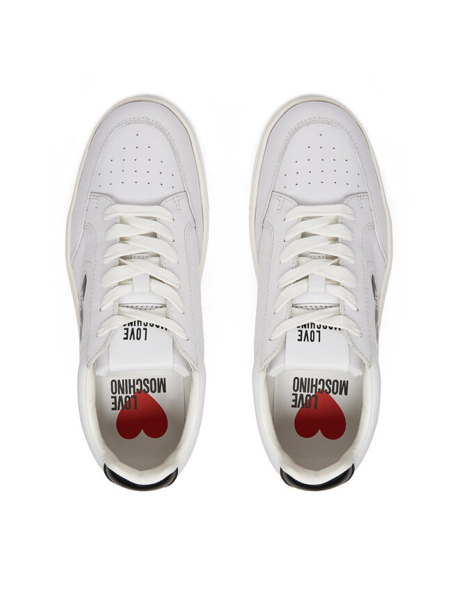 LOVE MOSCHINO Sneakersy LOVE MOSCHINO JA15154G1MIA110A Biały