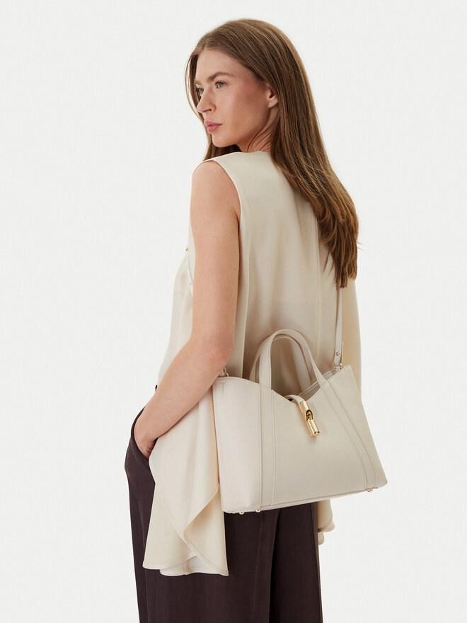 Furla Handtasche Furla Goccia S WB01789 BX3353 KH PNN00 Écru