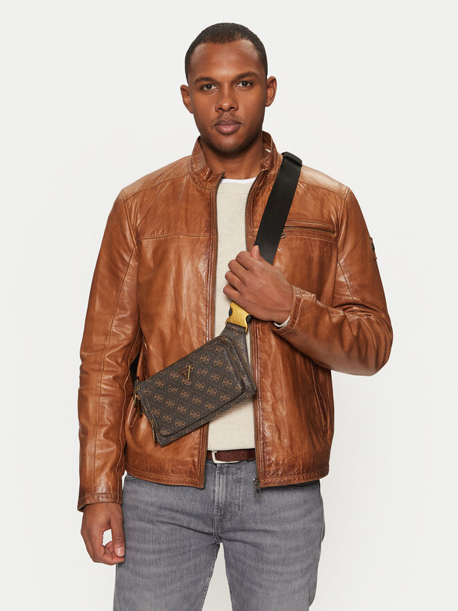 Guess Torbica za okrog pasu Guess HMSILO P5114 Rjava