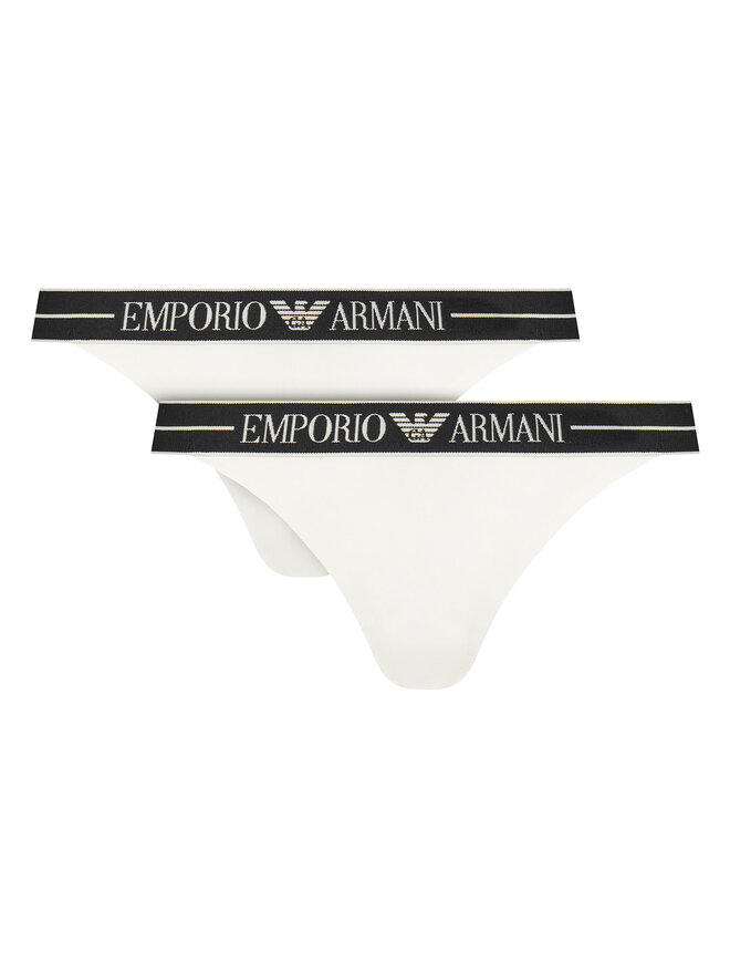 Emporio Armani Underwear Emporio Armani Underwear 2 db tanga EW000405 AF10881 M0069 Fehér