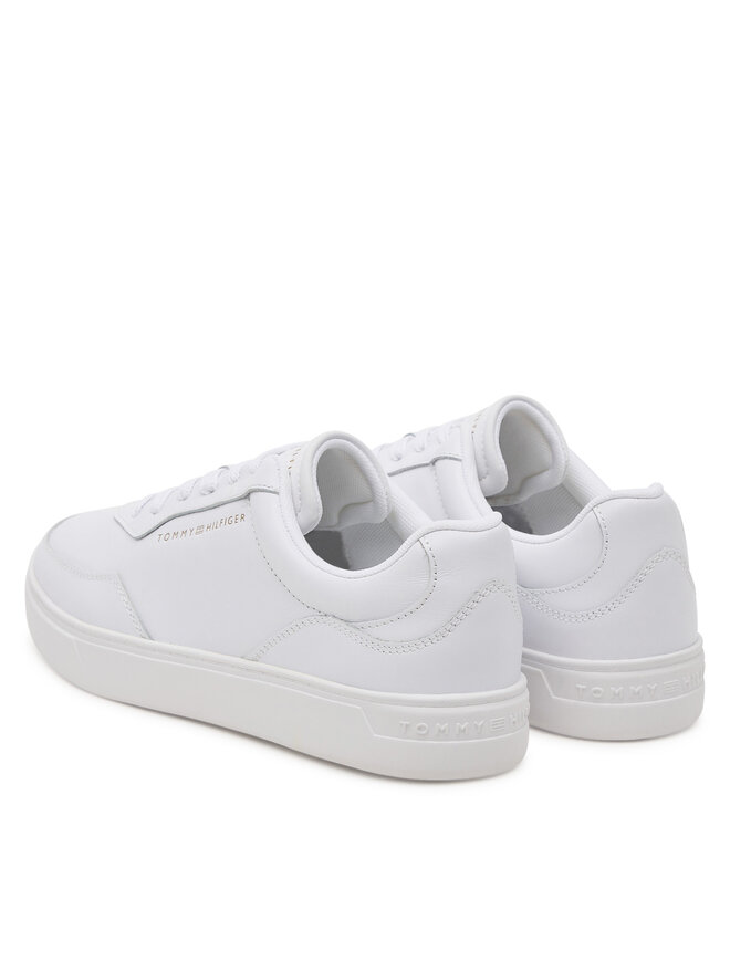 Tommy Hilfiger Sneakersy Tommy Hilfiger Casual Cupsole FW0FW08689 Biały