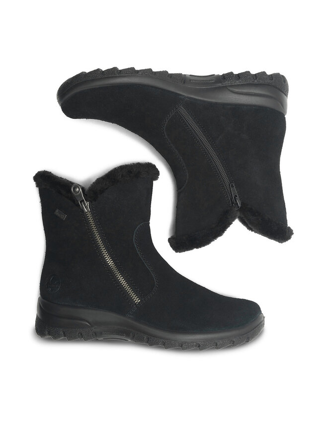 Rieker Μποτάκια Rieker L7162-00 Μαύρο
