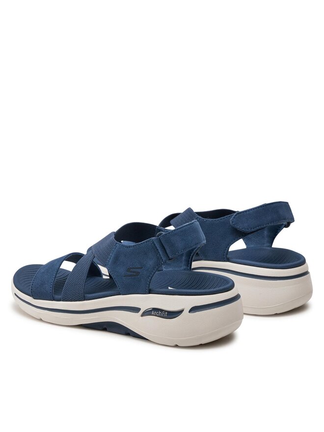Skechers Sandały Skechers Go Walk Arch Fit Sandal-Treasured 140257/NVY Granatowy