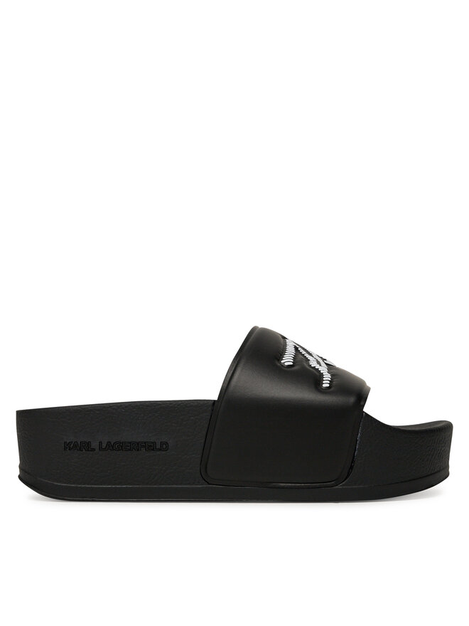 KARL LAGERFELD Şlapi KARL LAGERFELD Kondo Maxi KL80872 Negru