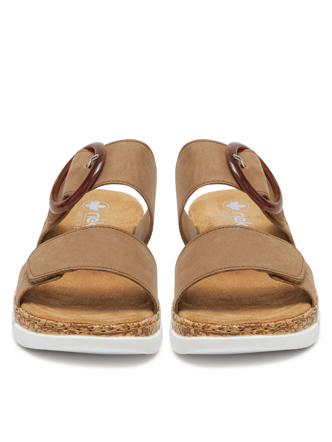 Rieker Pantoletten Rieker V2392-62 Beige