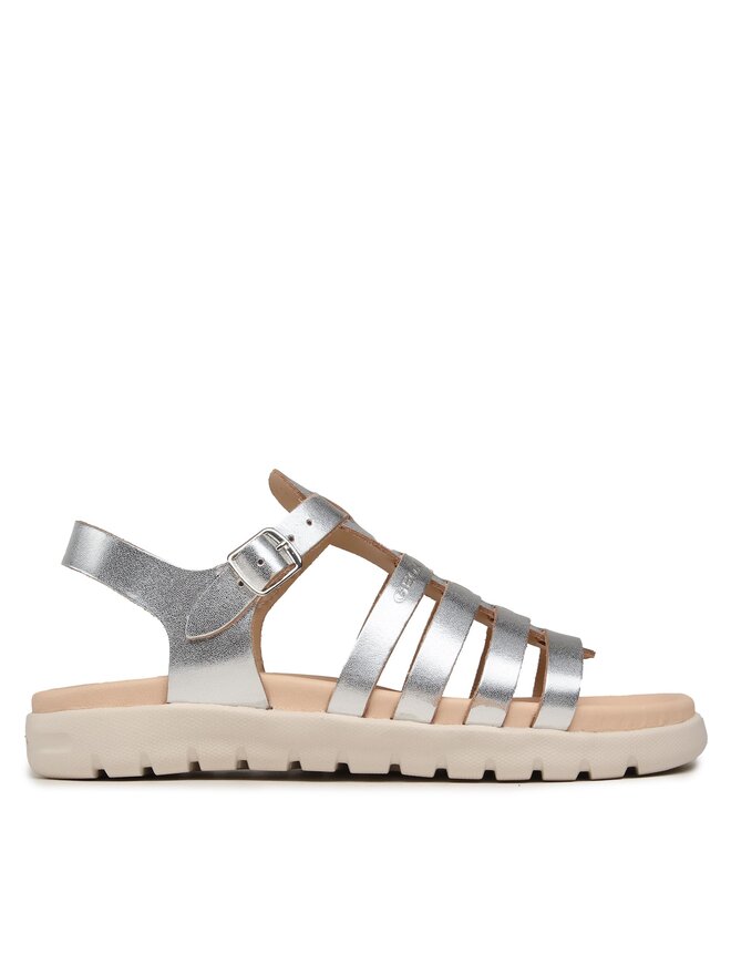 Geox Szandál Geox J Sandal Soleima Gir J35GSB000CFC1007 D Ezüst