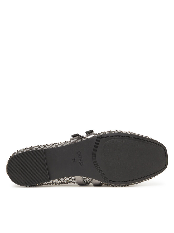 Guess Baleriny Guess FLJKNN FAB02 Srebrny