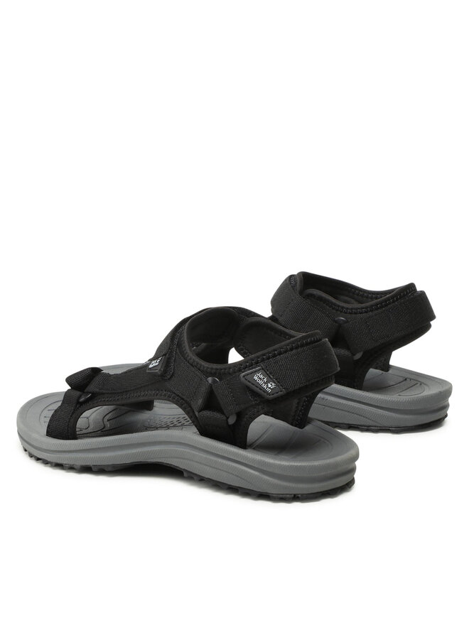 Jack Wolfskin Sandali Jack Wolfskin Wave Breaker M 4052011 Nero