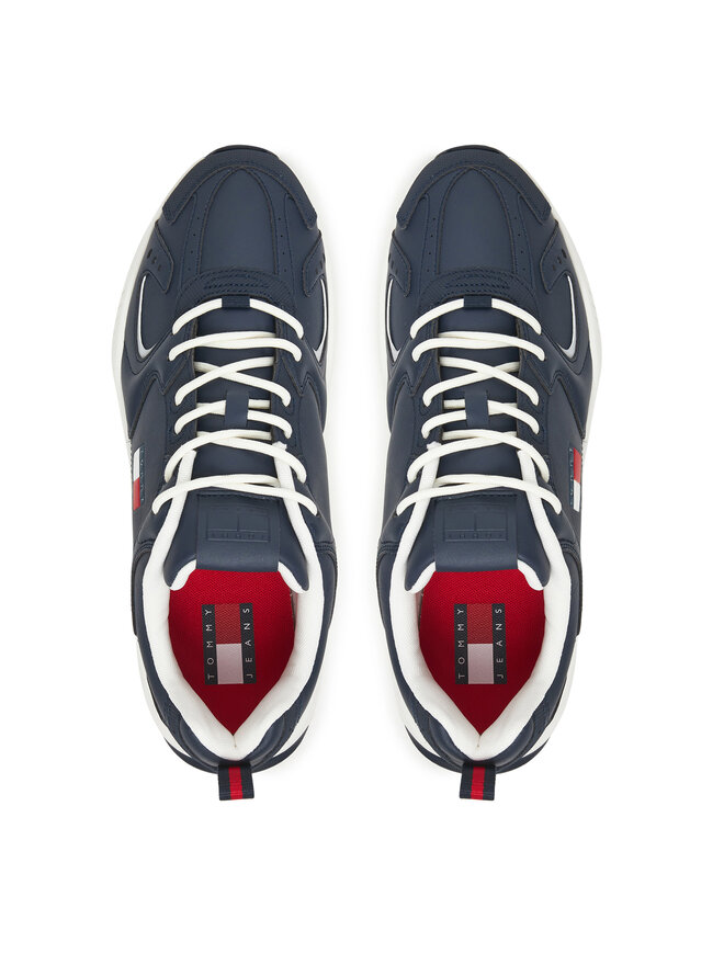 Tommy Jeans Sneakers Tommy Jeans Tjm Runner Leather EM0EM01621 Dunkelblau