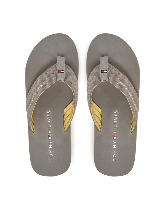 Tommy Hilfiger Žabky Tommy Hilfiger Hilfiger Nyc Beach Sandal FM0FM05437 Šedá