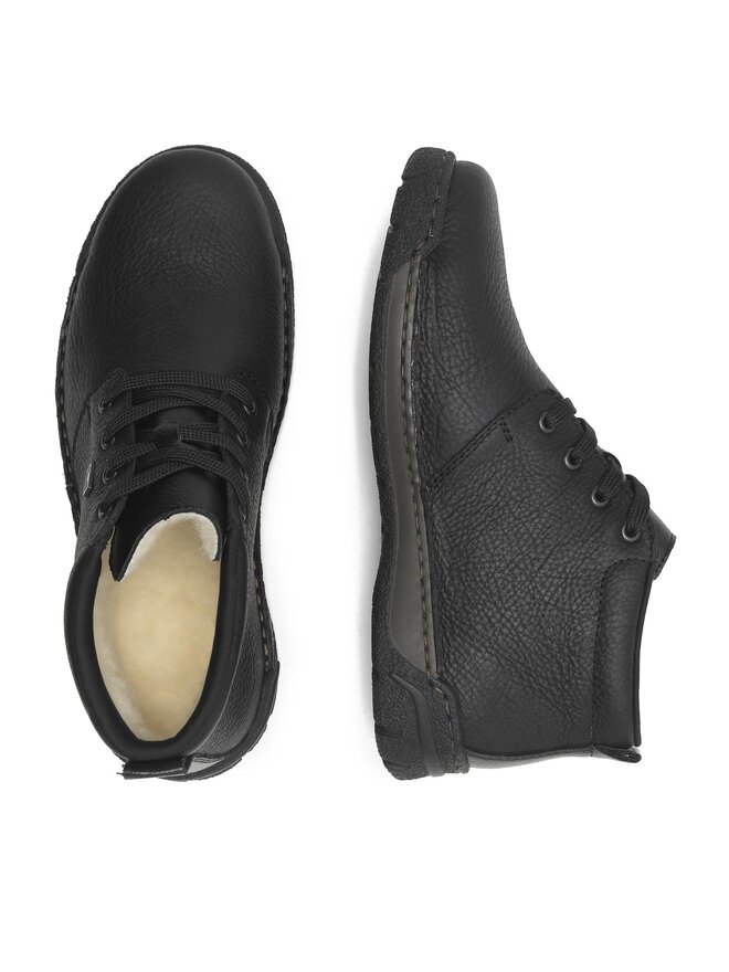 Rieker Schnürschuhe Rieker B0304-00 Schwarz