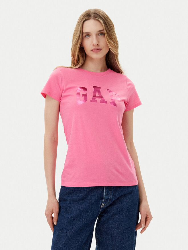Gap Gap Marškinėliai 776775-04 Rožinė Regular Fit