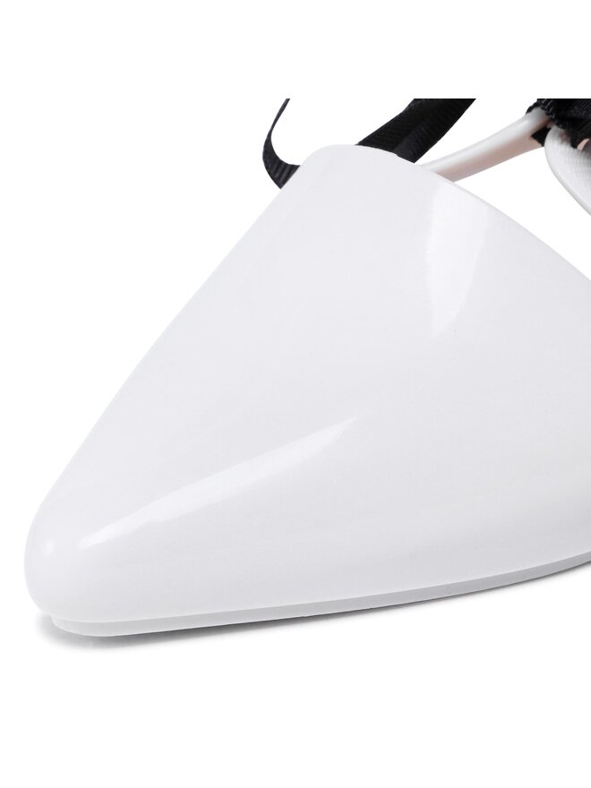 Melissa Ballerinas Melissa Pointy Stripe Jason 33435 Weiß