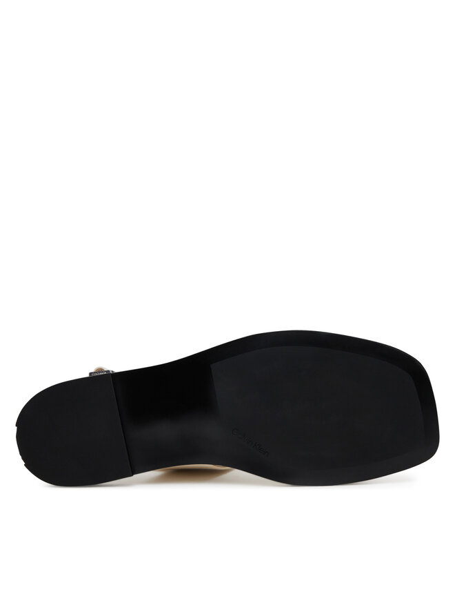 Calvin Klein Сандали Calvin Klein Flat Sandal - He HW0HW02377 Екрю