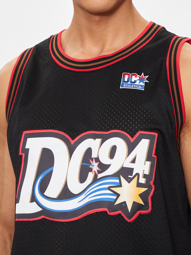 DC DC Tank top marškinėliai Starz 94 Jersey ADYKT03228 Juoda Regular Fit