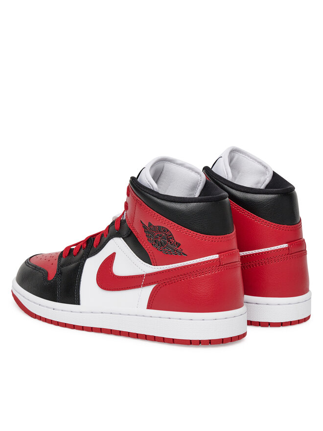 Nike Sneakersy Nike Wmns Air Jordan 1 Mid BQ6472 079 Czerwony
