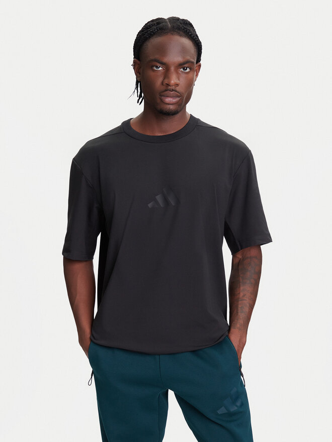 adidas adidas Футболка Z.N.E. JJ1151 Чорний Loose Fit