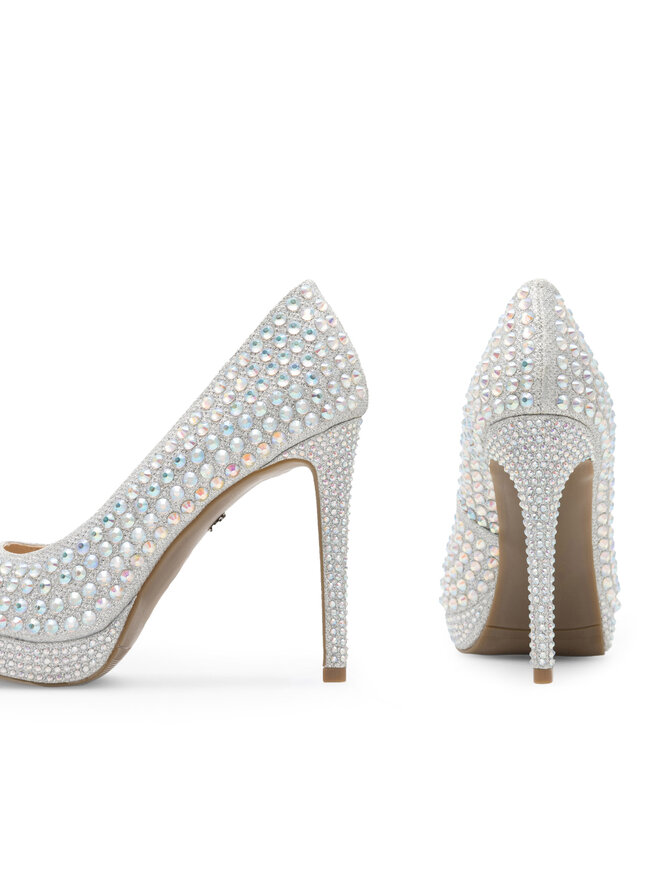 Nine West Szpilki Nine West MAIRA SY8020-9NW Srebrny