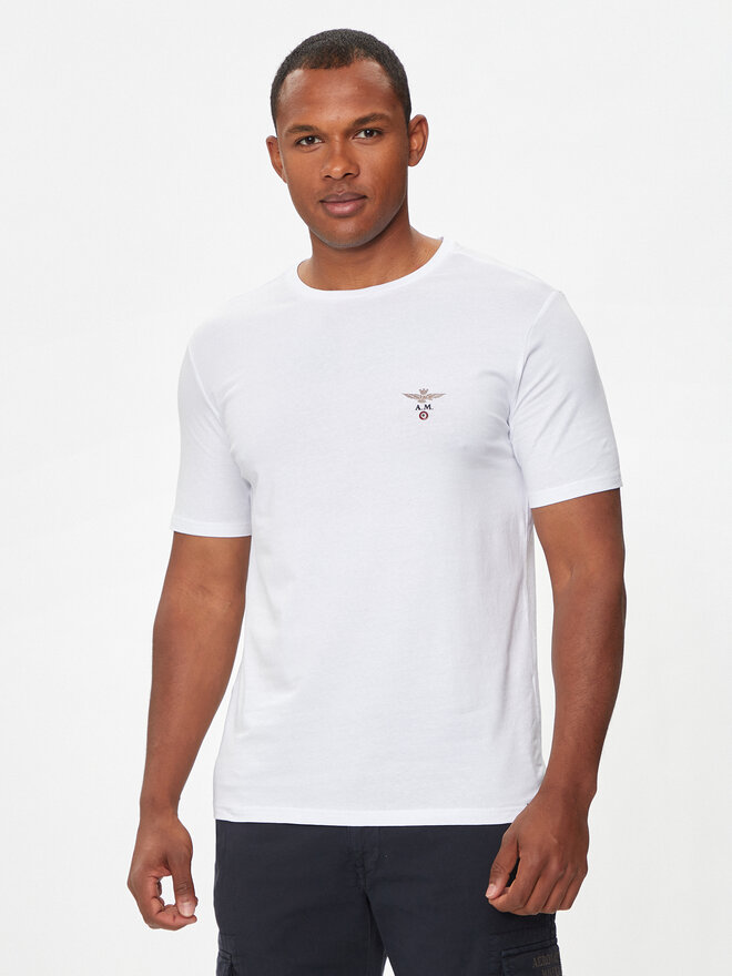 Aeronautica Militare Aeronautica Militare Футболка AM1UTI001 Білий Regular Fit