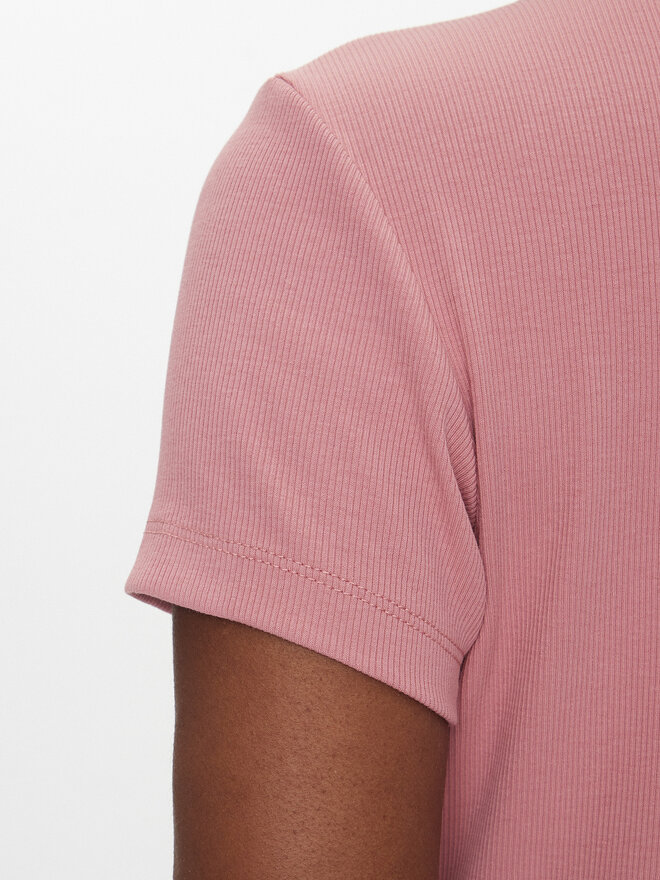 Tommy Jeans Tommy Jeans T-Shirt Essential DW0DW17385 Rosa Slim Fit