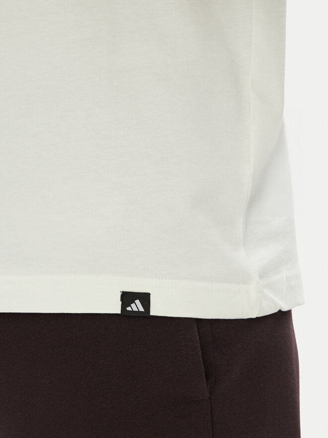 adidas adidas Marškinėliai Food Grilled Cheese Graphic JM6459 Balta Regular Fit