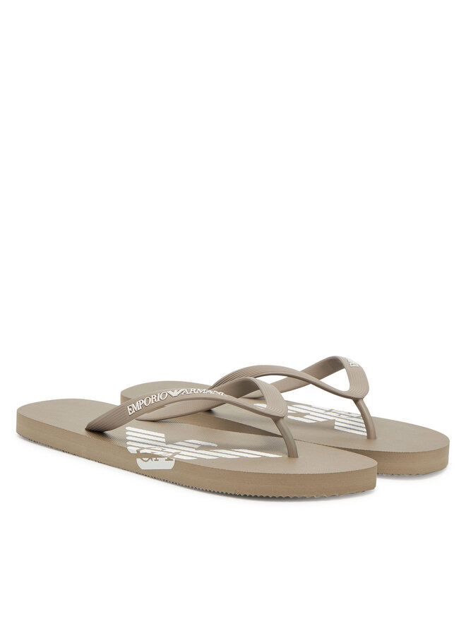 Emporio Armani Джапанки Emporio Armani XVQS08 XN746 U539 Бежов