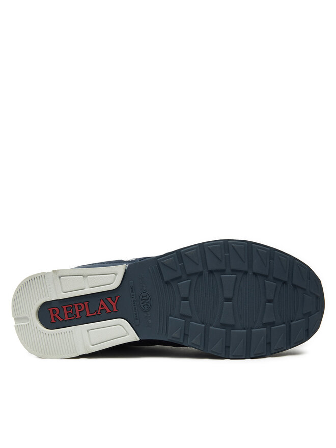 REPLAY Zapatillas REPLAY Adrien Game 4 Lace-Up GMS1D.000.C0055T Azul marino
