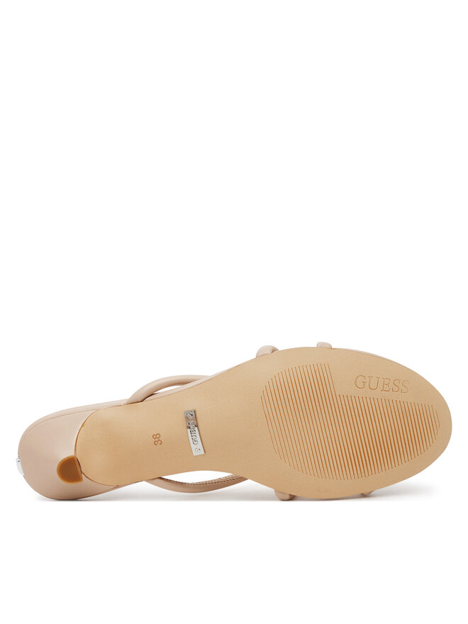 Guess Šľapky Guess FLJGARLEA03 Béžová