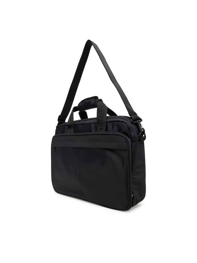 Tommy Hilfiger Laptoptáska Tommy Hilfiger Th Repreve Computer Bag AM0AM13186 Fekete