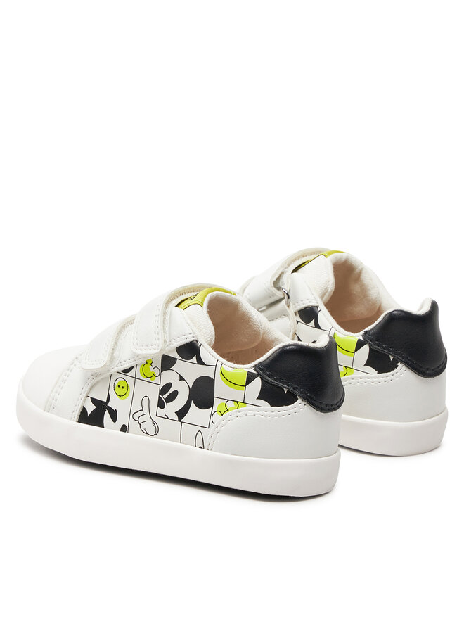 Geox Sneakersy Geox B Kilwi Boy B45A7D 08554 C0552 S Bílá