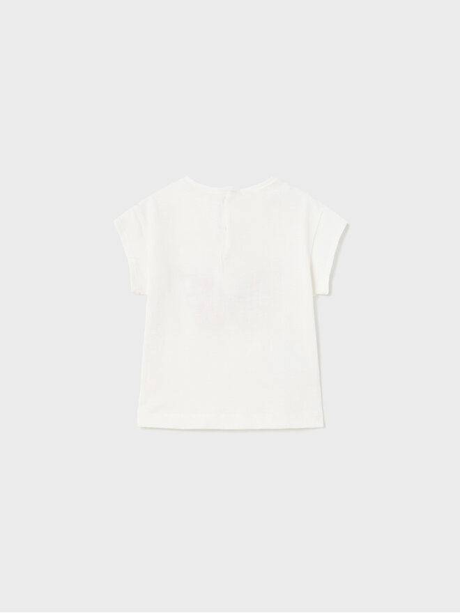Mayoral Mayoral Camiseta 1008 Écru Regular Fit