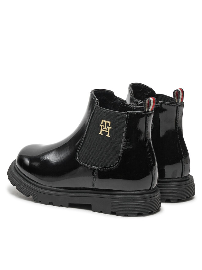 Tommy Hilfiger Stiefeletten Tommy Hilfiger Chelsea Boot T1A5-33563-0343 M Schwarz