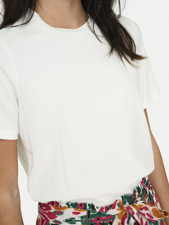 JDY JDY T-Shirt Molly 15311675 Weiß Regular Fit