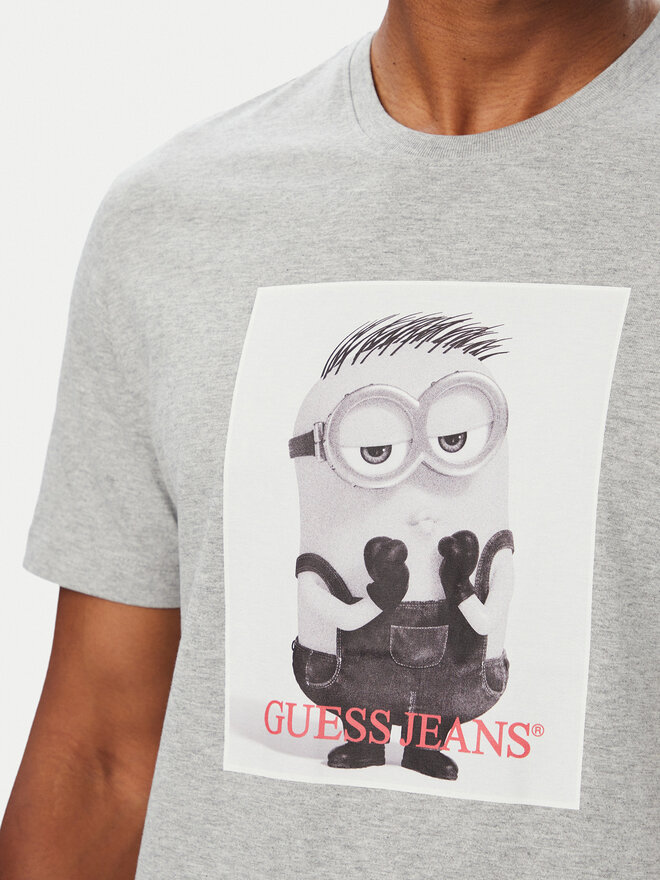 Guess Jeans Guess Jeans T-Shirt M6YI82 K6411 Hellgrau Regular Fit