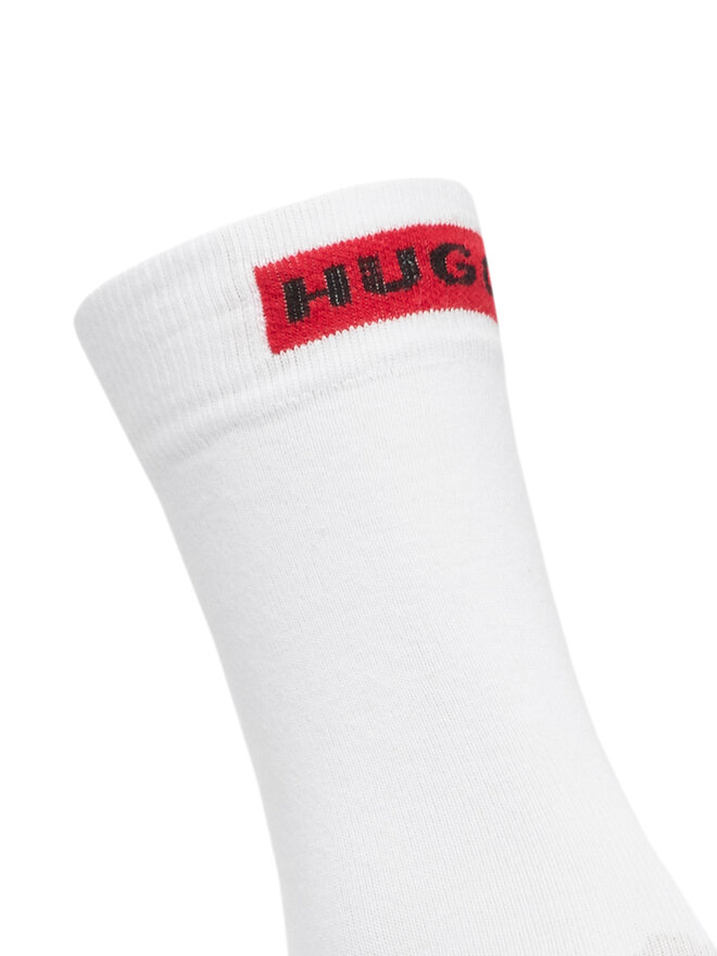 HUGO 2er-Set hohe Damensocken HUGO 50502046 Weiß
