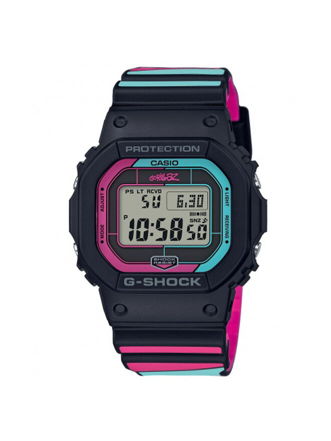 G-Shock Годинник G-Shock GORILLAZ GW-B5600GZ-1ER Чорний