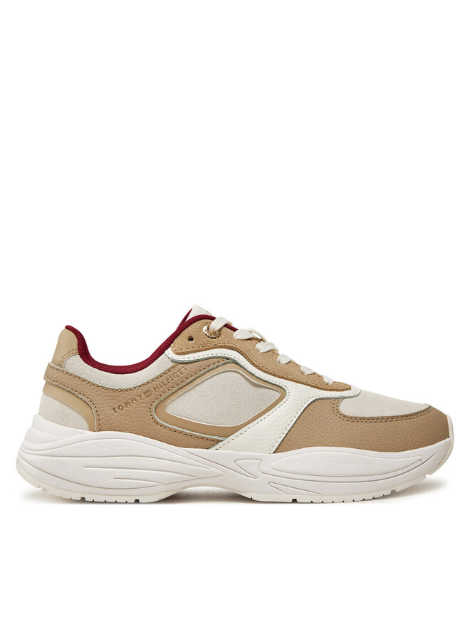 Tommy Hilfiger Снікерcи Tommy Hilfiger Chunky Runner FW0FW08130 Бежевий