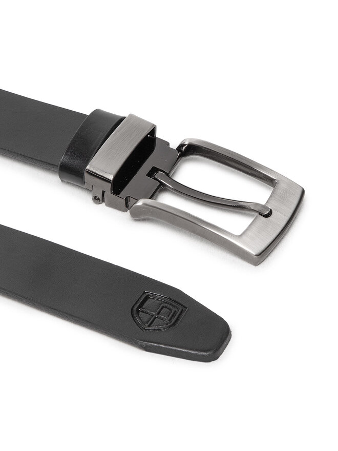 Peterson Pánský pásek Peterson PTN 2600691-100 Černá