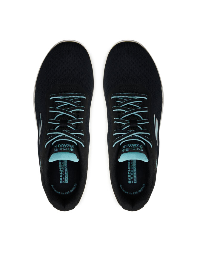 Skechers Αθλητικά Skechers Go Walk 7-Cosmic Waves 125215/BKTQ Μαύρο