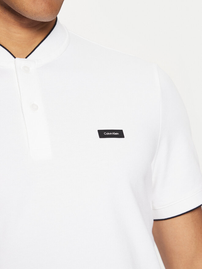 Calvin Klein Calvin Klein Pólóing K10K114139 Fehér Regular Fit