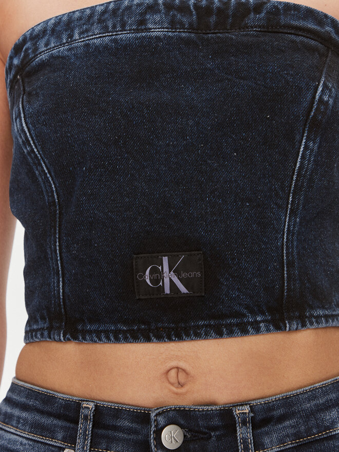 Calvin Klein Jeans Calvin Klein Jeans Top J20J222870 Dunkelblau Slim Fit