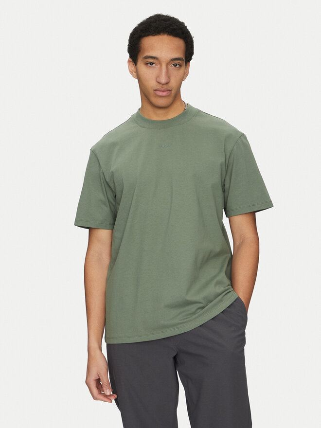 HUGO HUGO Camiseta Dapolino 50488330 Verde Relaxed Fit