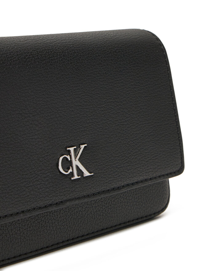 Calvin Klein Jeans Torbica Calvin Klein Jeans Minimal Monogram Ew Flap Ph/Cb19 LV04K1027G Crna
