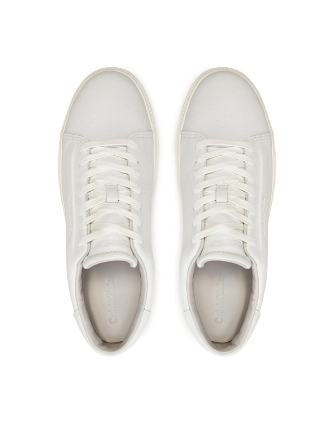 Calvin Klein Sneakersy Calvin Klein Low Top Lace Up Lth HM0HM01516 Bílá
