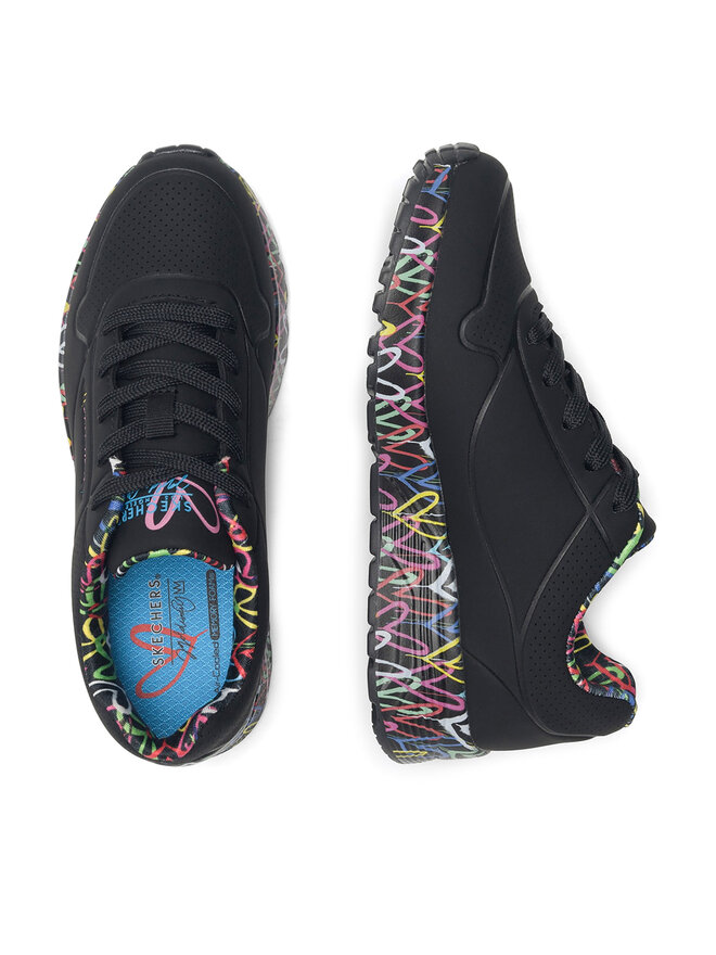 Skechers Снікерcи Skechers UNO LITE 314976L BKMT Чорний