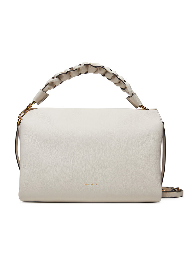 Coccinelle Handtasche Coccinelle M250 Boheme Grana Double E1 M50 19 02 01 Écru