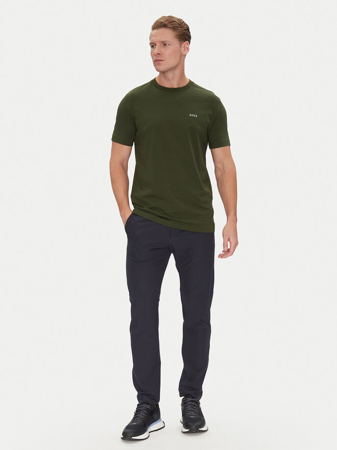 BOSS BOSS Camiseta 50506373 Verde Regular Fit