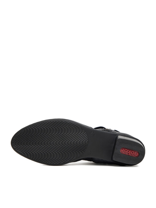 Rieker Schnürschuhe Rieker Y07A8-01 Schwarz