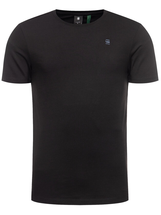 G-Star Raw G-Star Raw T-Shirt Base-S D16411-336-6484 Μαύρο Regular Fit