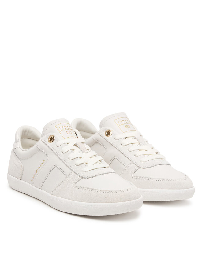 Tommy Hilfiger Sneakers Tommy Hilfiger Th Tribeca Sneaker Premium FW0FW09483 Creme